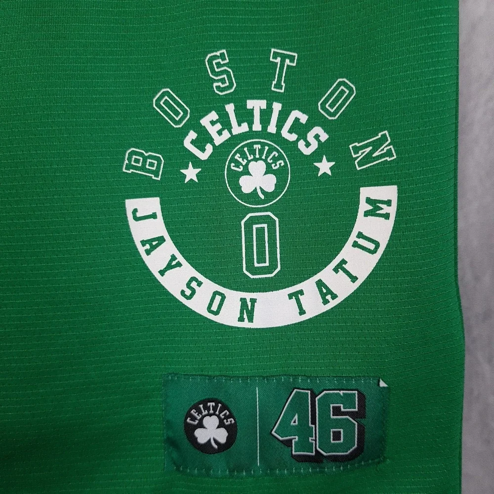 Boston Celtics Jersey Mens Small Green NBA Basketball Ultra Game Tatum 0